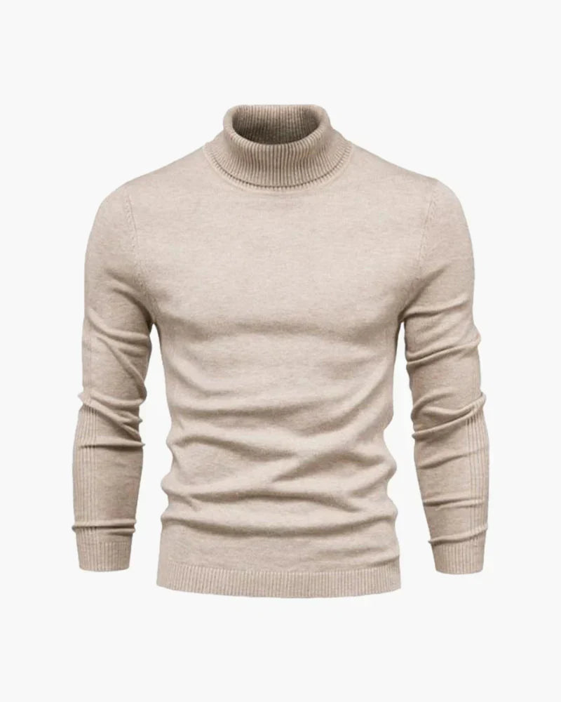 JANGSAN Merino-Wolle Rollkragenpullover