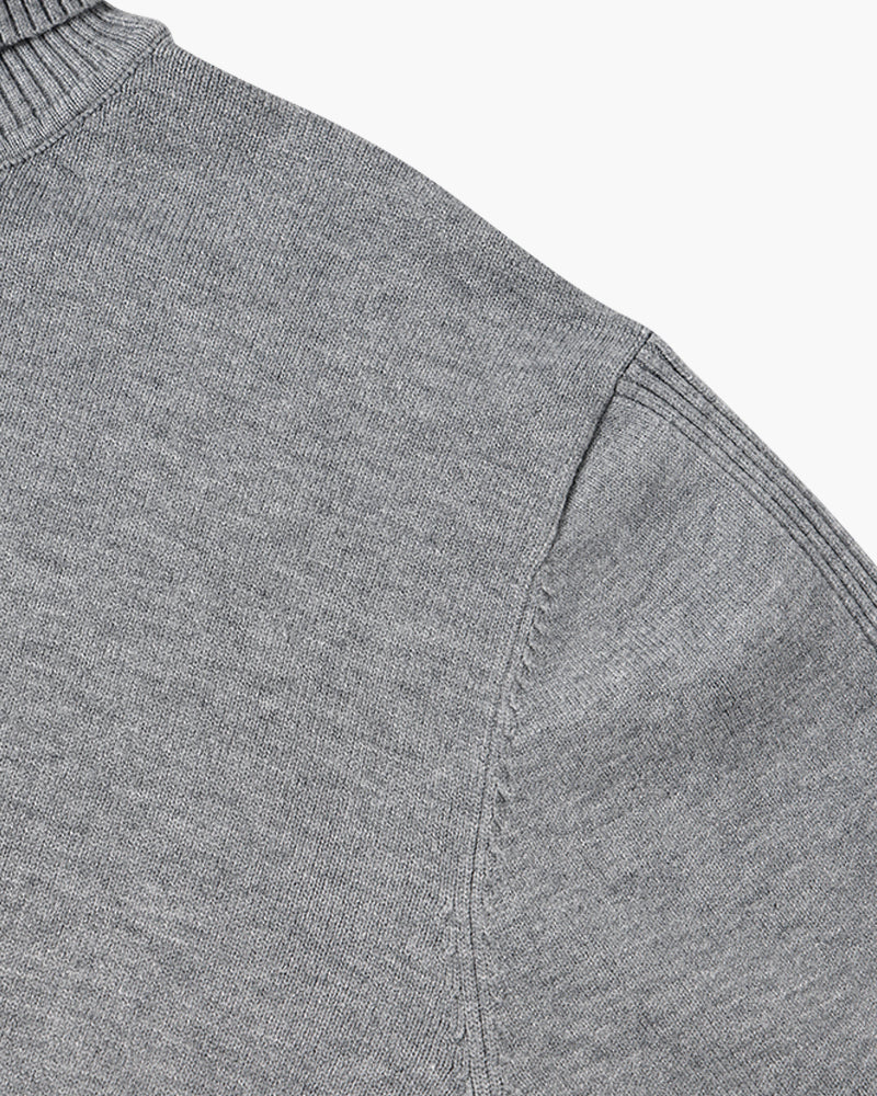 JANGSAN Merino-Wolle Rollkragenpullover