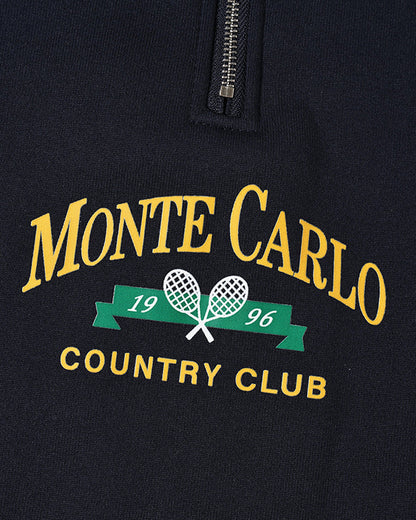 MONTE CARLO Vintage Viertelreißverschluss-Pullover