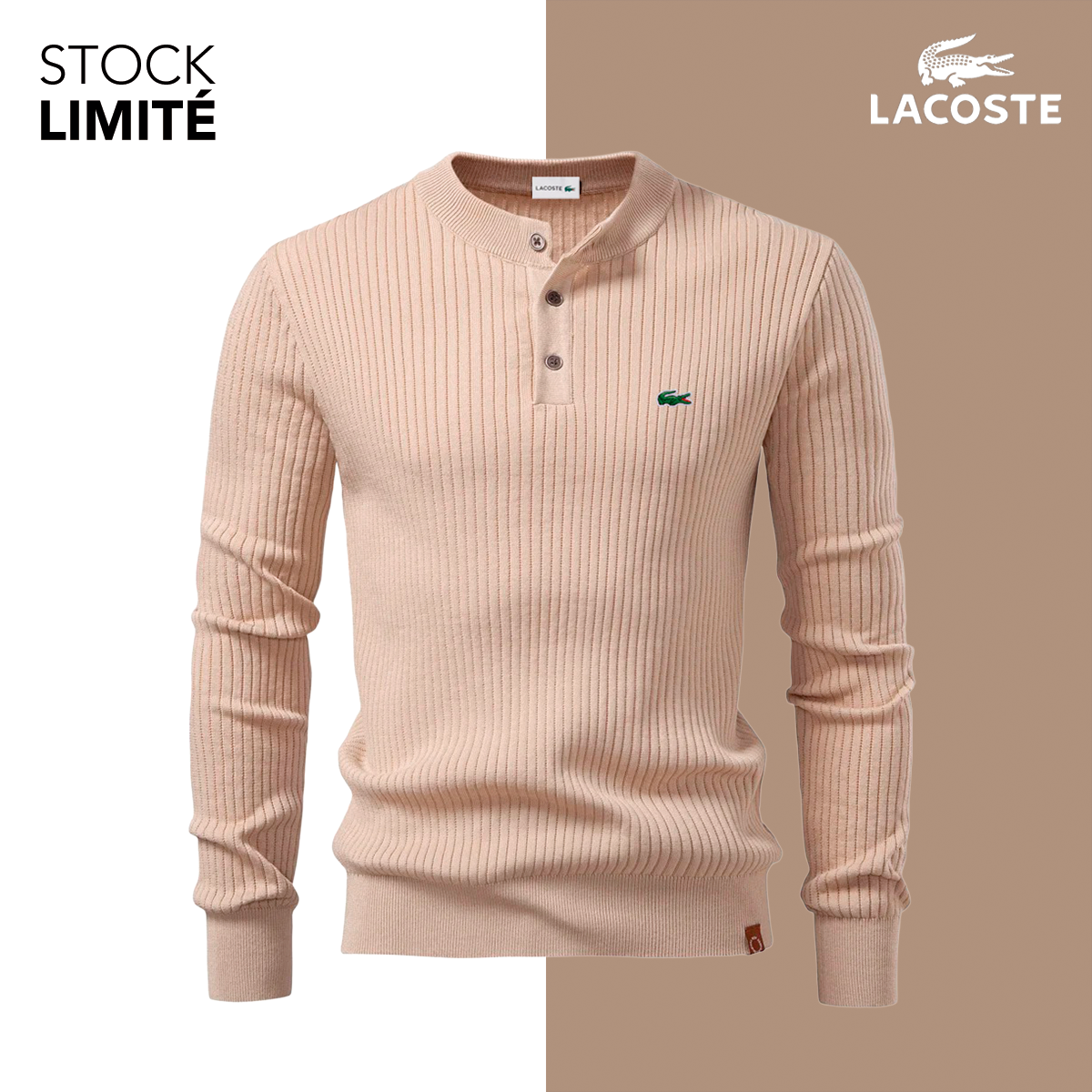 Maglione a coste aristocratico 